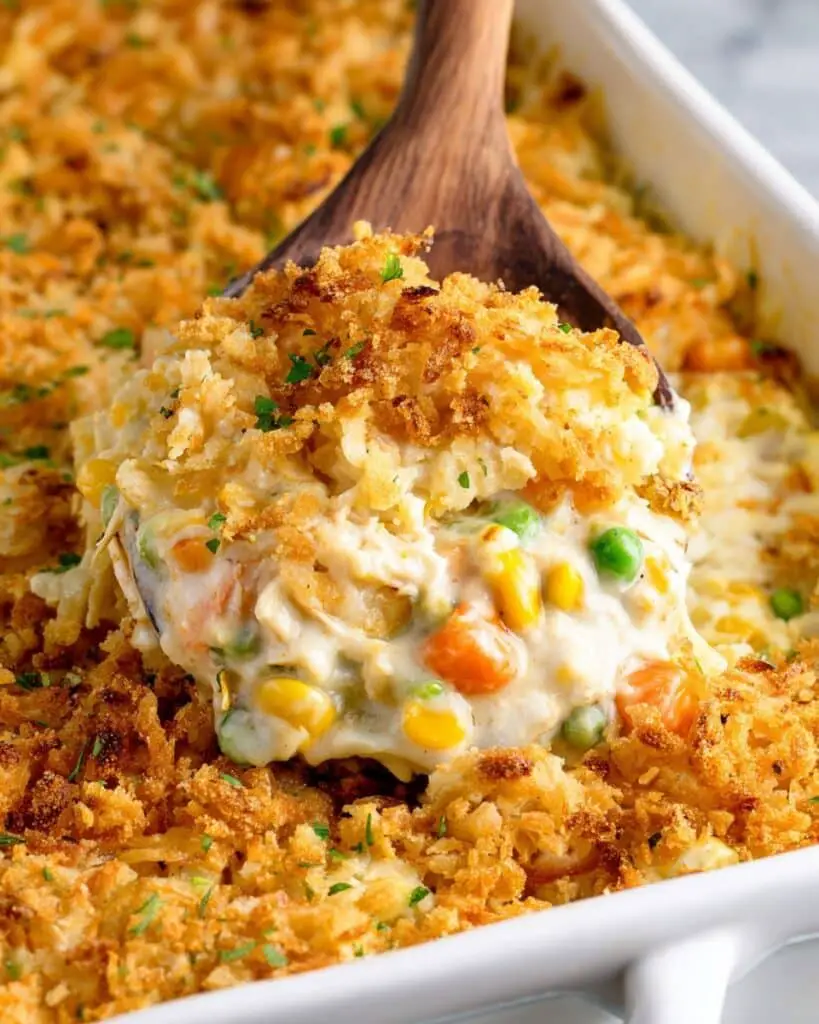 Creamy Chicken and Stuffing Casserole Recipe