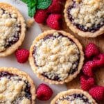 Raspberry Cookie Tartlets Recipe