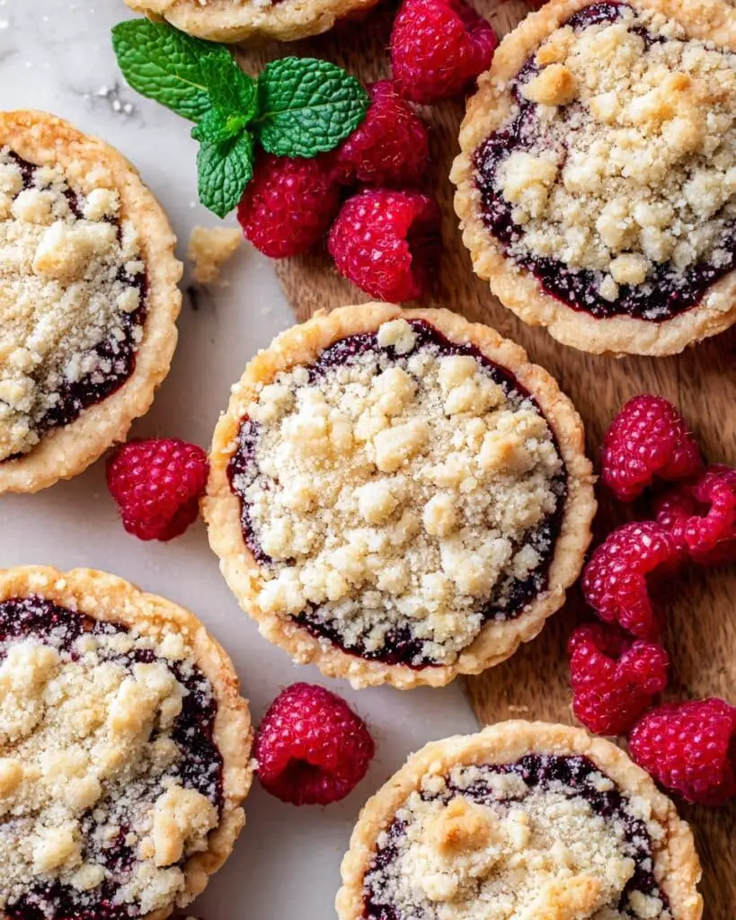 Raspberry Cookie Tartlets Recipe