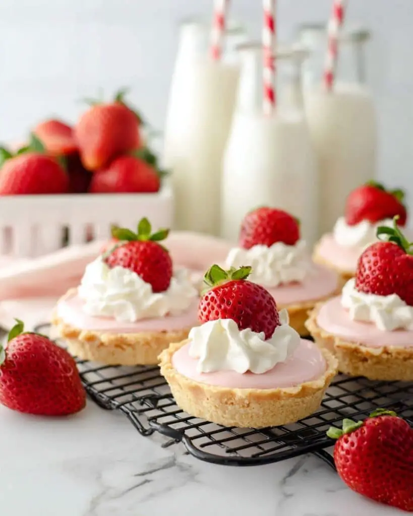 Strawberry Mousse Tartlets Recipe