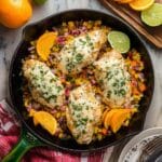 Baja Chicken Skillet with Citrus and Pepper Jack Cheese Recipe