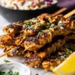 Garlic Parmesan Chicken Skewers Recipe