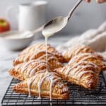 Sweet Apple Turnovers with Cinnamon and Vanilla Glaze Recipe