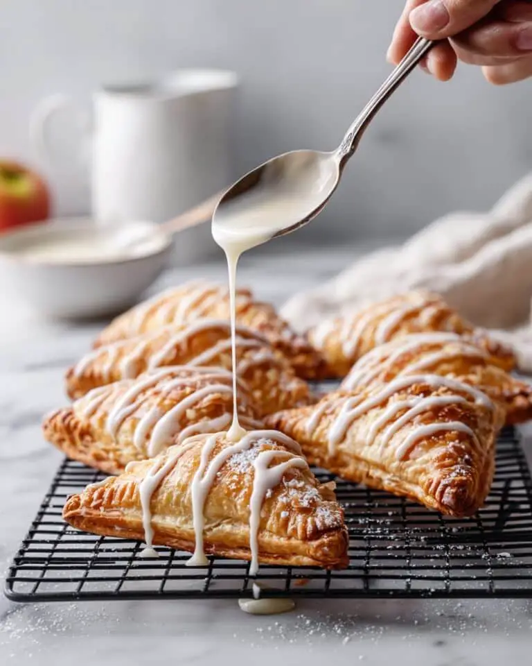 Sweet Apple Turnovers with Cinnamon and Vanilla Glaze Recipe