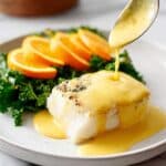 Baked Cod with Orange Beurre Blanc Recipe