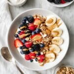 Breakfast Banana Split Recipe