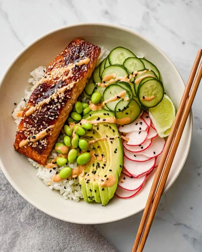 Teriyaki Salmon Bowl Recipe