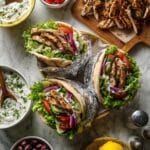 Chicken Gyros with Tzatziki Sauce Recipe