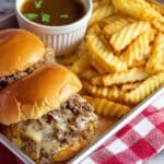 Slow Cooker Ground Beef French Dip Sandwiches Recipe
