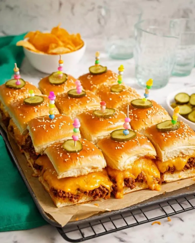 Cheeseburger Sliders Recipe