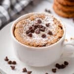 Chocolate Chip Cookie Mug Cake Recipe