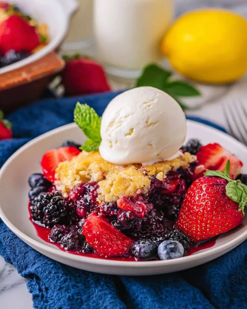 Mixed Berry Cobbler Recipe
