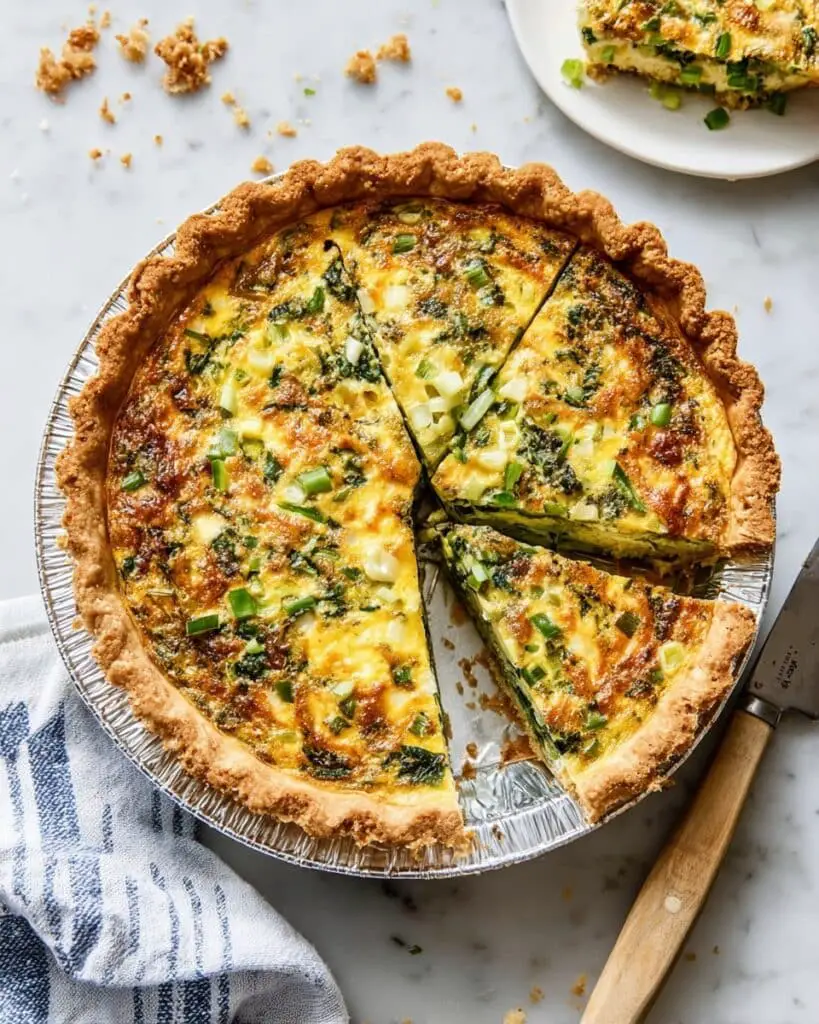 Easy Spinach and Cheese Quiche Recipe