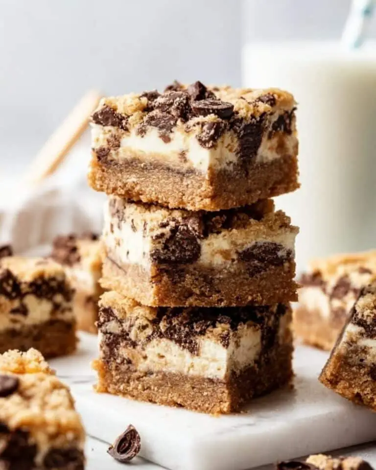 Chocolate Chip Cookie Cheesecake Bars Recipe
