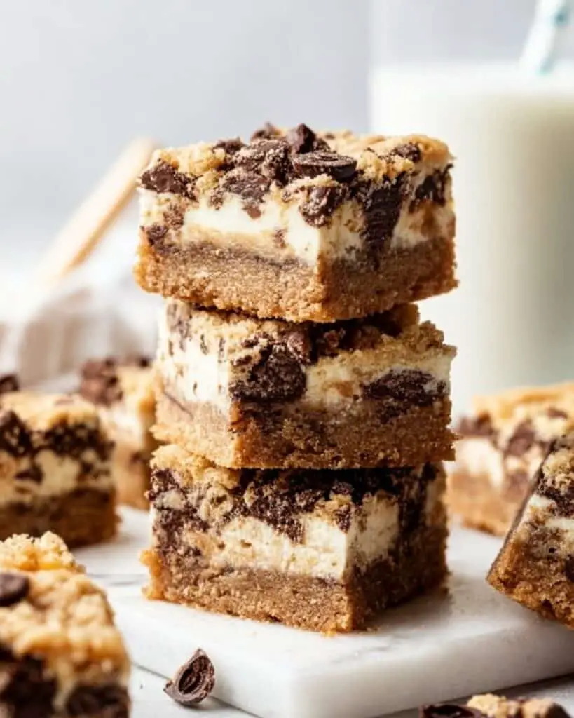 Chocolate Chip Cookie Cheesecake Bars Recipe