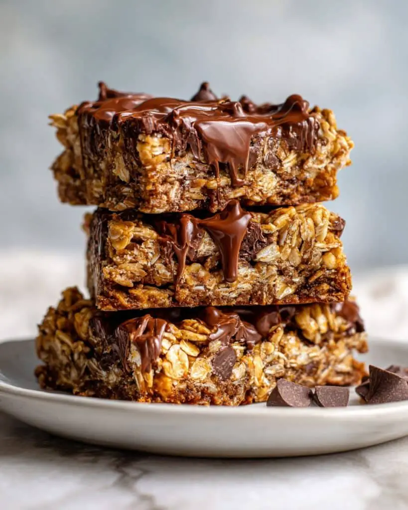 Chocolate Chip Oatmeal Banana Bars Recipe