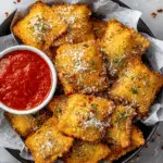 Crispy Air Fryer Ravioli with Marinara Recipe