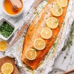 Grilled Honey Mustard Salmon Recipe