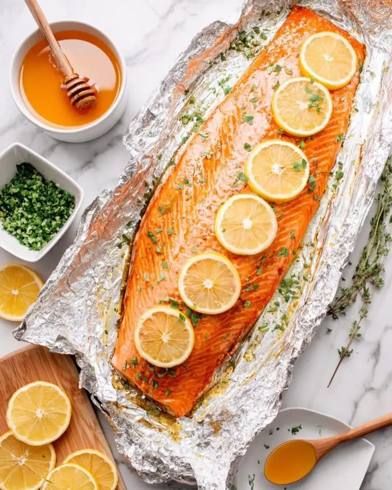 Grilled Honey Mustard Salmon Recipe