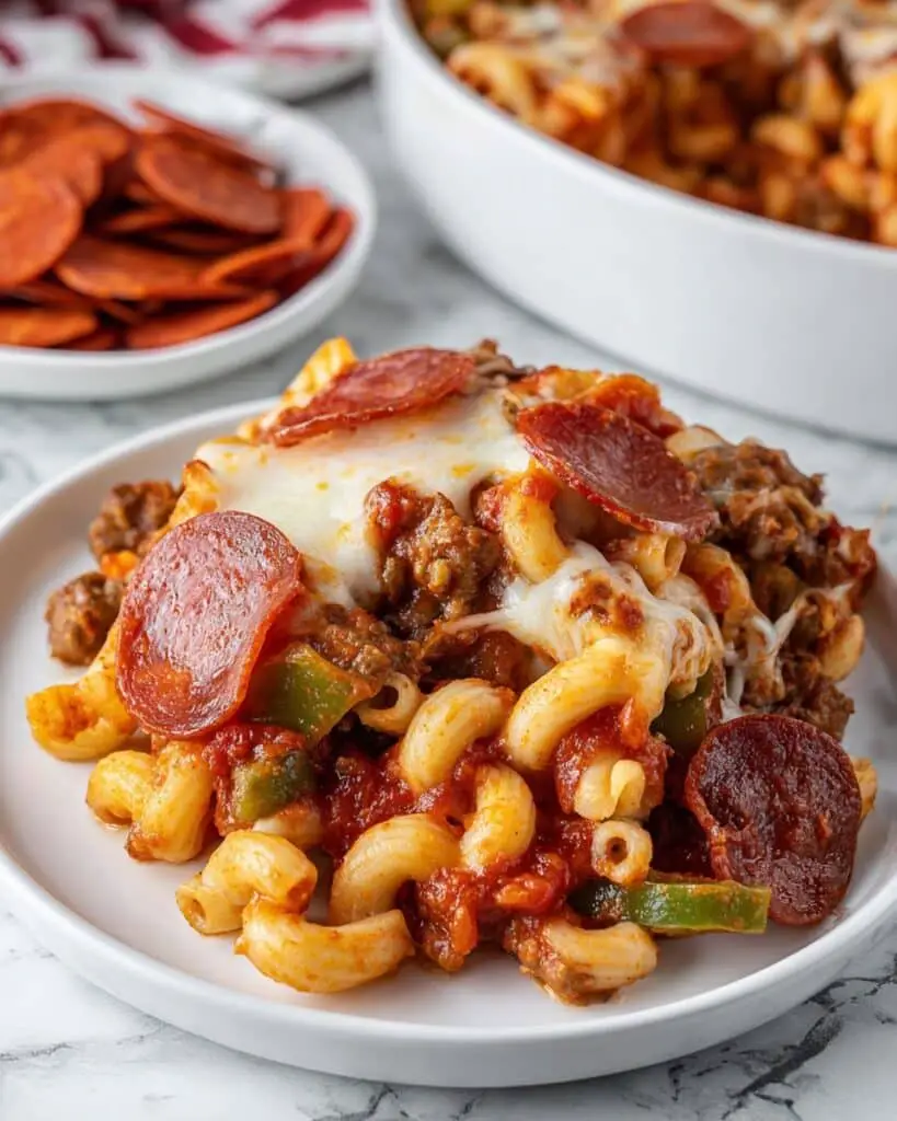 Slow Cooker Pizza Casserole Recipe