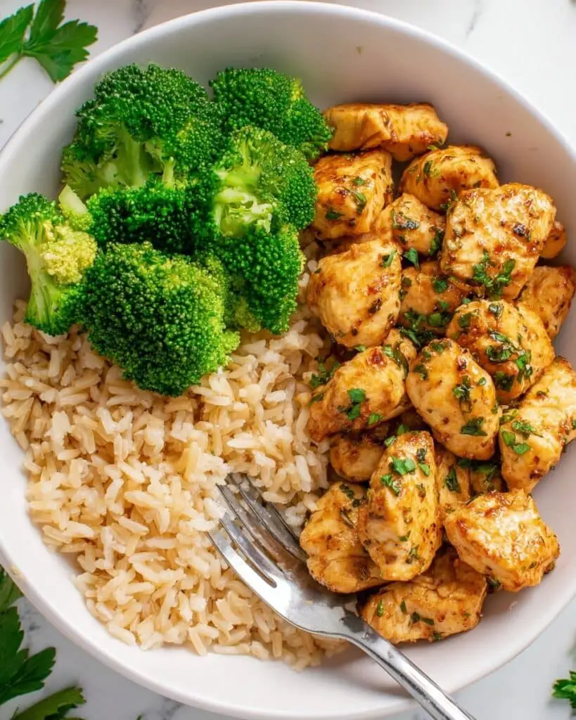 Garlic Butter Chicken Bites Recipe