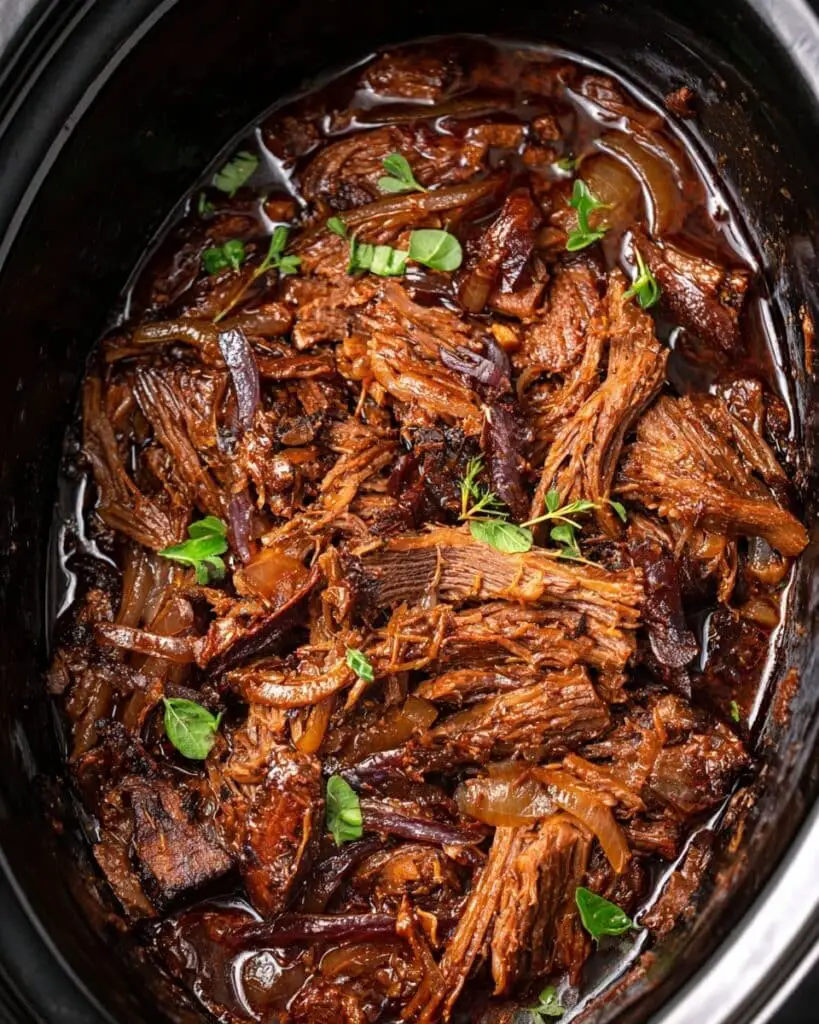 Slow Cooker BBQ Brisket Recipe