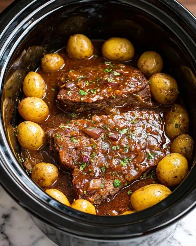 Crock Pot Steak and Potatoes Recipe