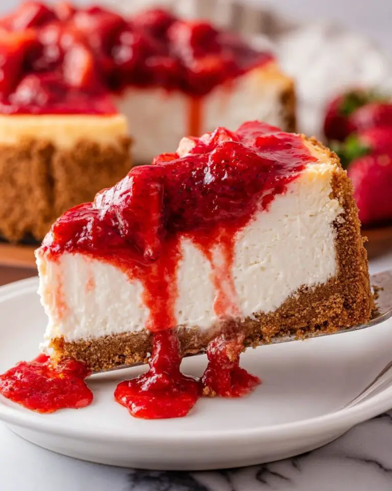 No Bake Strawberry Cheesecake Recipe