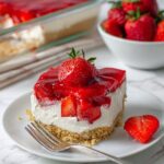 No Bake Strawberry Cheesecake Delight Recipe