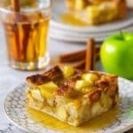 Fireball Apple Bread Pudding Recipe