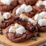 Hot Chocolate Cookies with Marshmallows Recipe