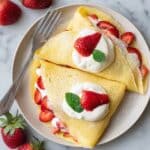 Strawberry Cream Cheese Crepes Recipe