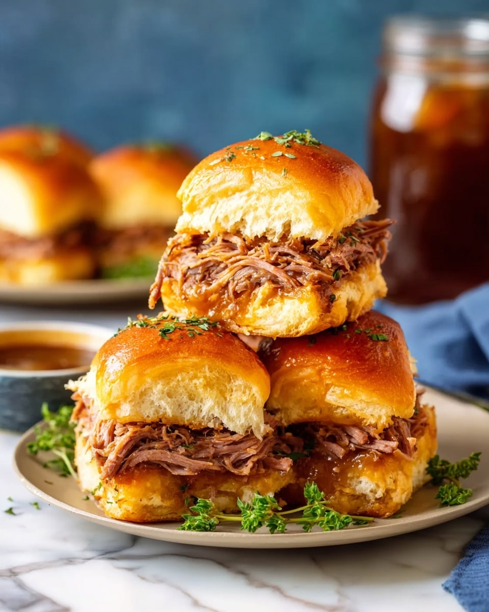 French Dip Sliders Recipe