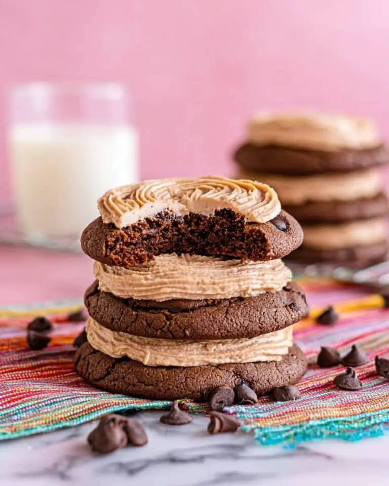 Chocolate Cake Cookies with Chocolate Frosting Recipe