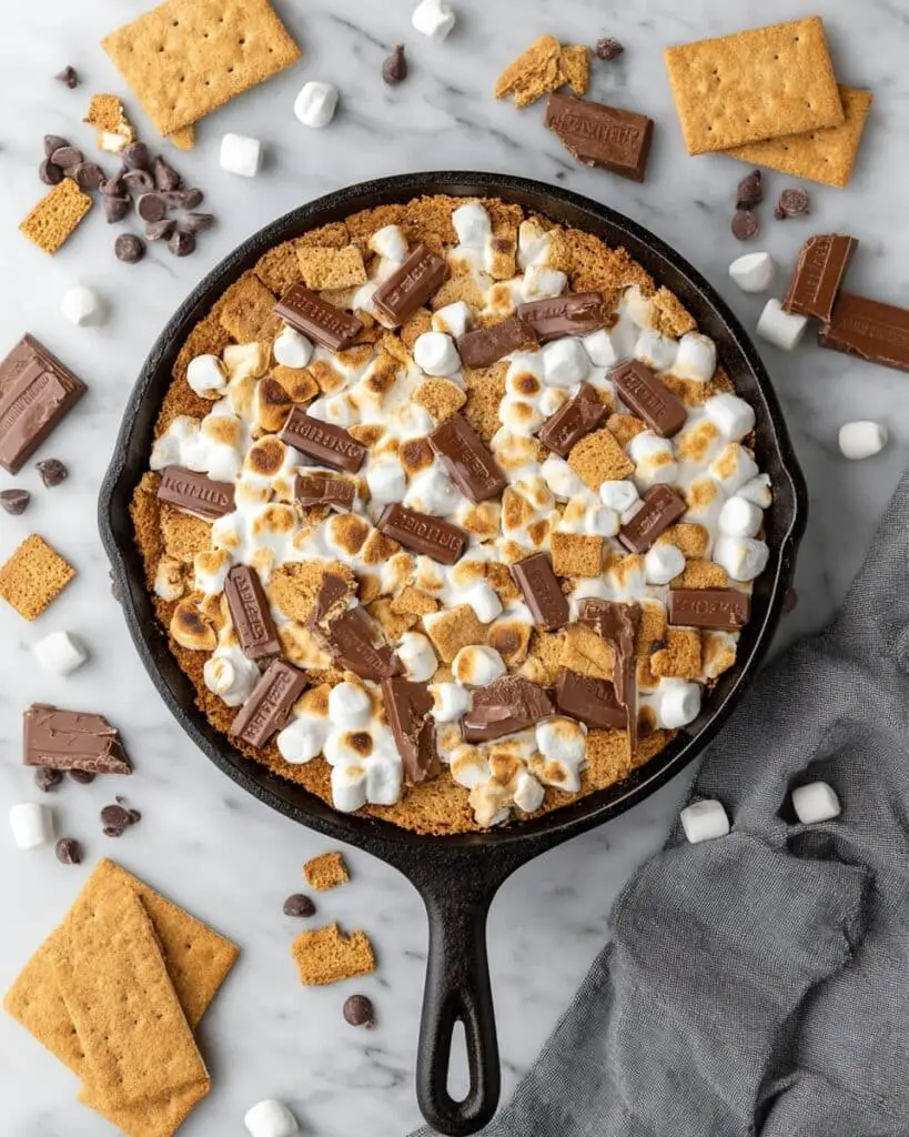 S’mores Skillet Cookie Recipe