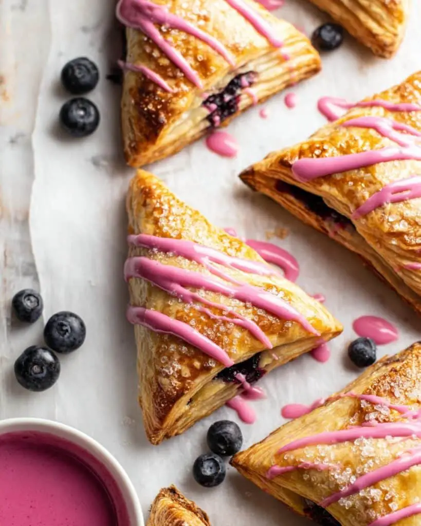 Puff Pastry Blueberry Turnovers Recipe