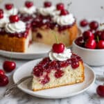 Cherry Coconut Upside-Down Cake Recipe