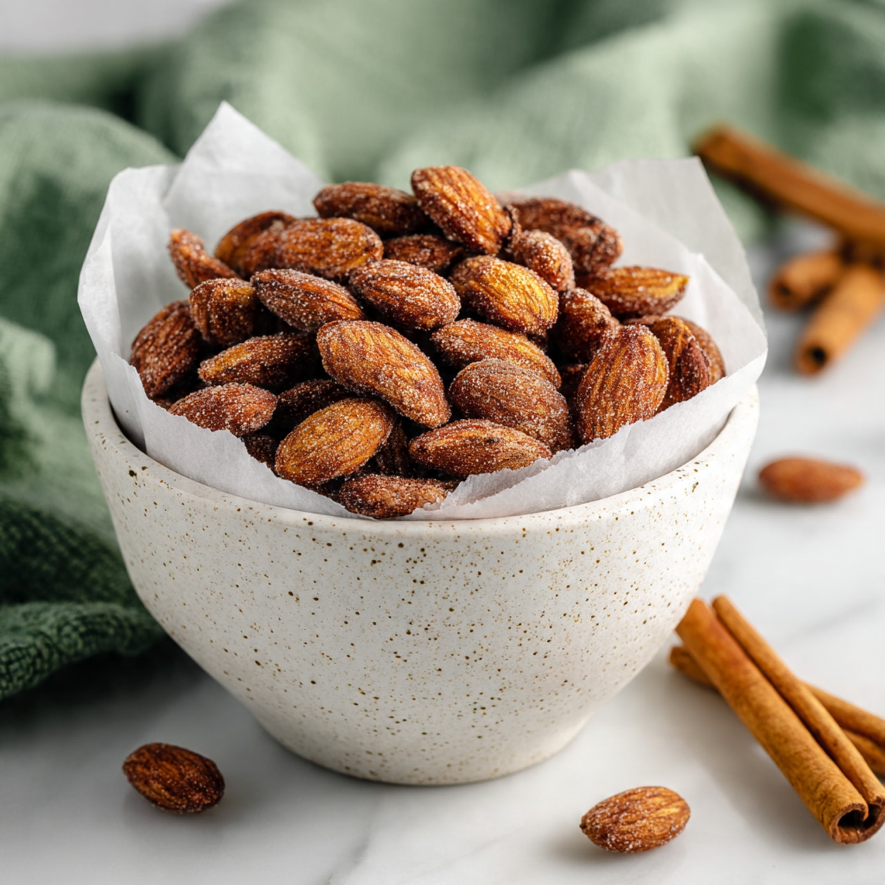 Cinnamon Maple Almonds: Irresistibly Sweet & Crunchy Snack