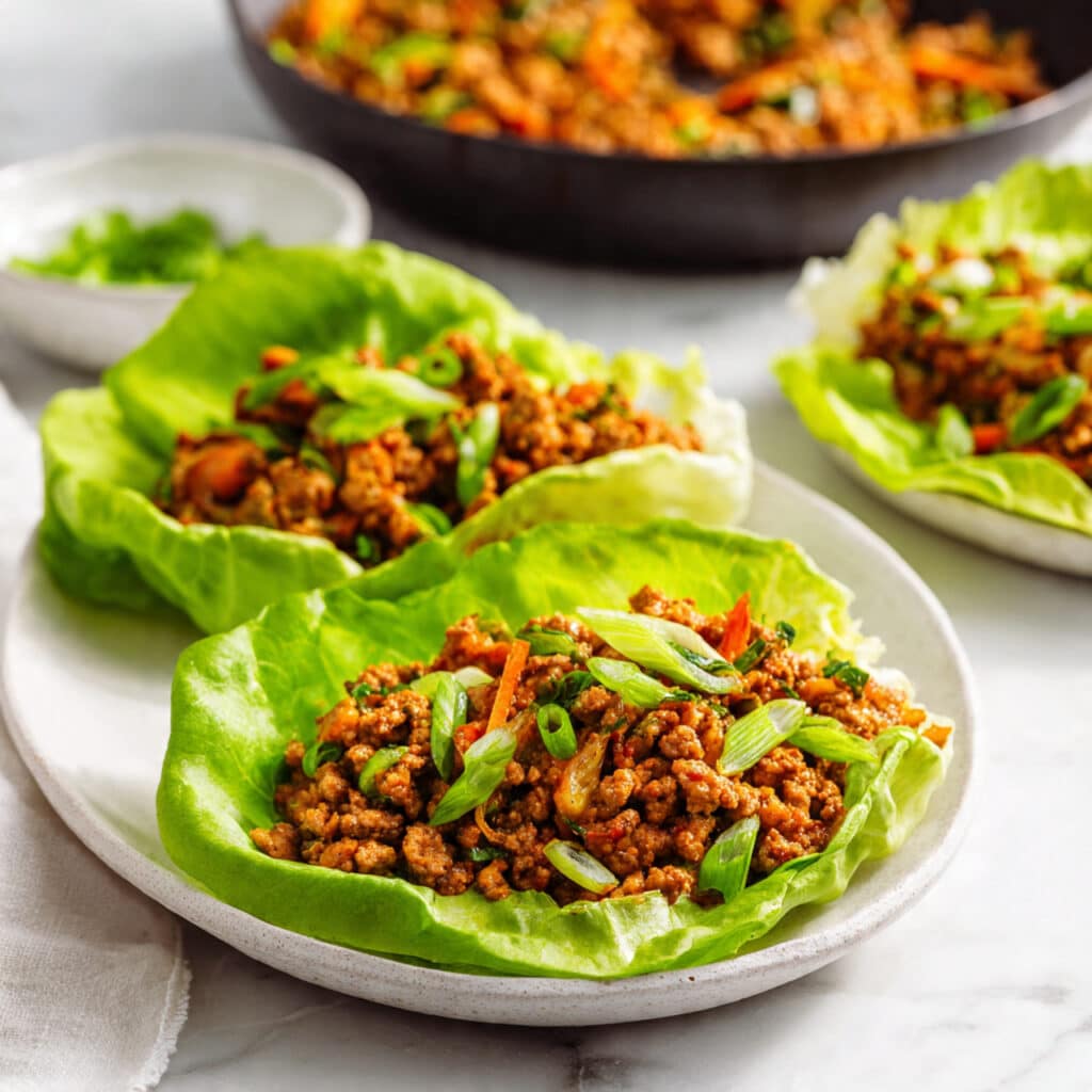 Ground Turkey Lettuce Wraps Recipe