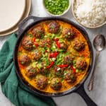 Curry Meatballs in Coconut Red Curry Sauce Recipe