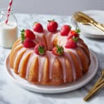 Strawberry White Chocolate Bundt Cake Recipe