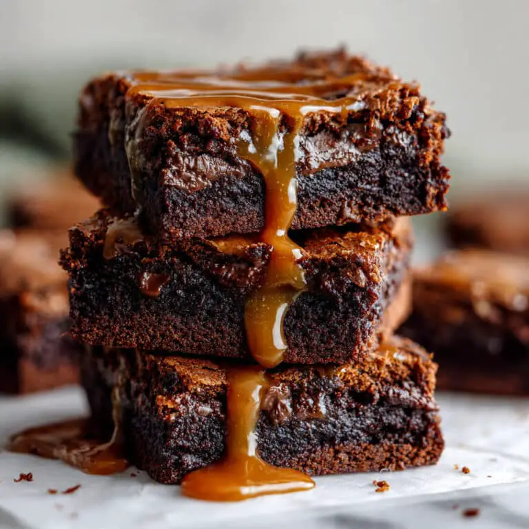 Caramel Swirl Brownies Recipe