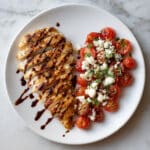 Balsamic Chicken with Tomato Hearts and Feta Recipe
