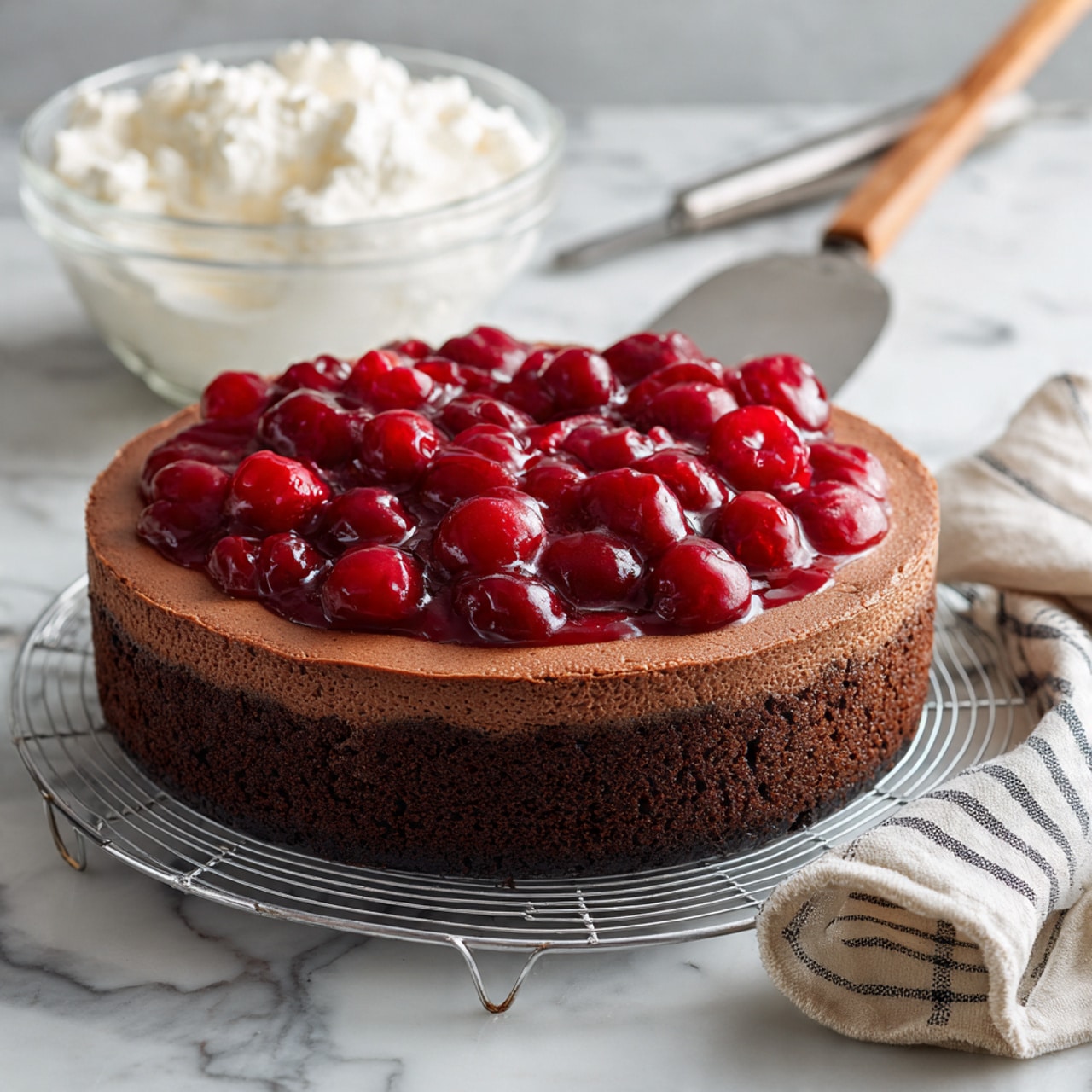 Black Forest Cheesecake Recipe - Recipe Image