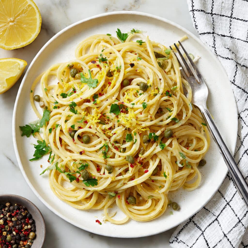 Lemon Caper Pasta Recipe