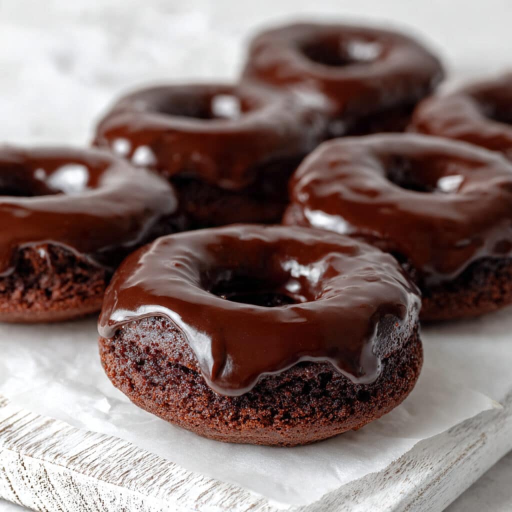 Fudgy Baked Chocolate Doughnuts with Espresso Recipe