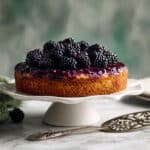 Blackberry Upside Down Cake with Cinnamon and Vanilla Recipe