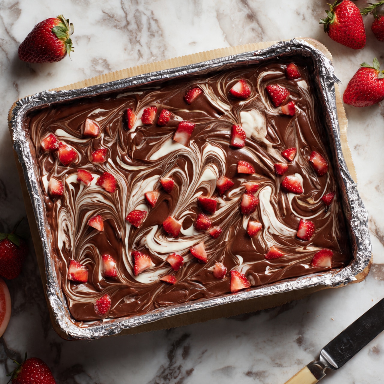 Chocolate Covered Strawberry Toffee Bark Recipe - Recipe Image