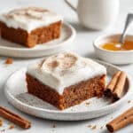 Applesauce Spice Cake with Maple Buttercream Frosting Recipe