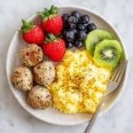 Maple Apple Breakfast Chicken Meatballs Recipe